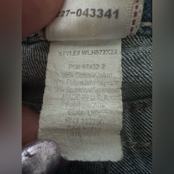 Tru Religion Vintage Women Straight Jeans Low Rise Y2K Blue Size 27 - Picture 10 of 11